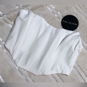 White Fox Boutique Patience Corset in White